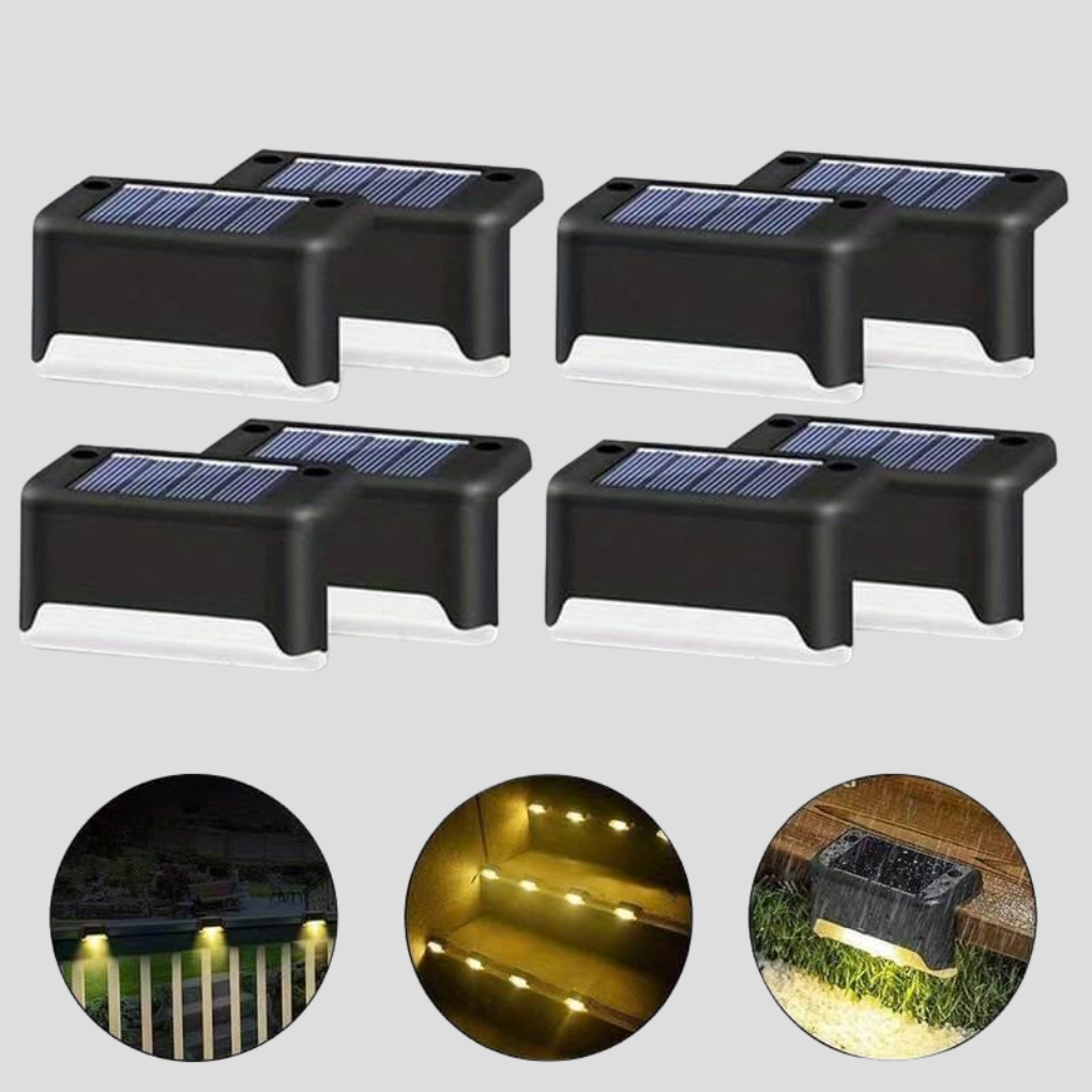 Kabellose LED-Solar-Wandleuchte