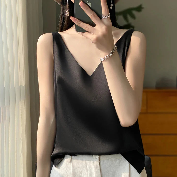 Stilvolles Damen-Seidentop für eine elegante Ausstrahlung