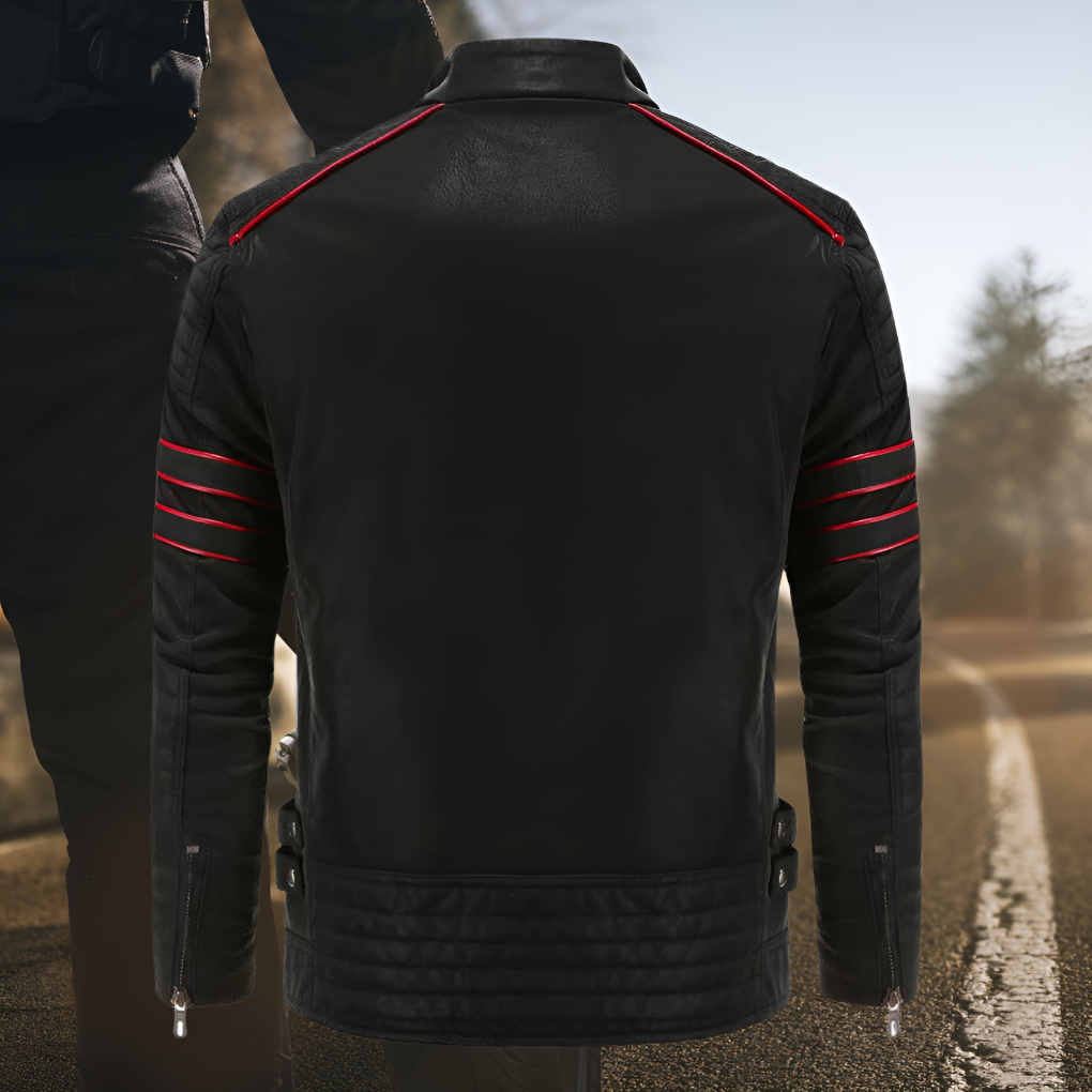 Luxuriöse Lederjacke für Herren