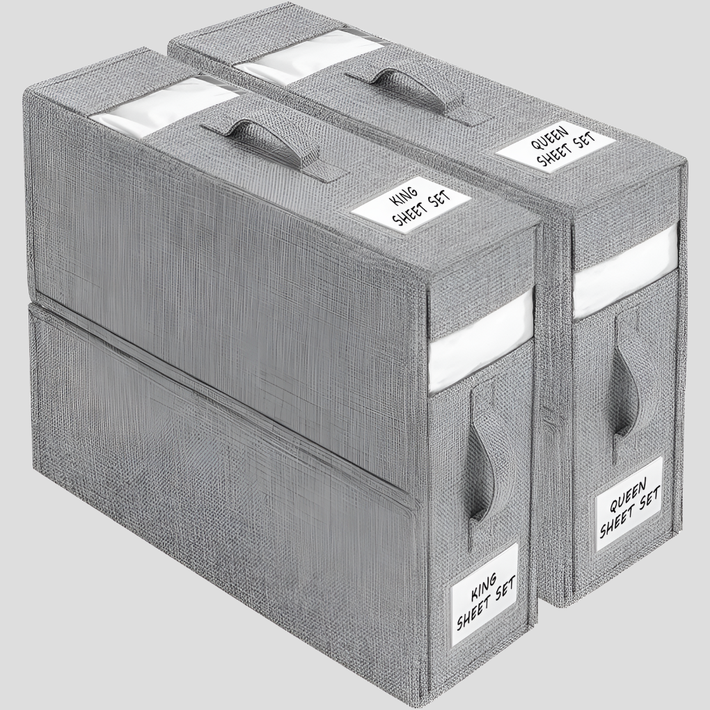 Faltbare Bettlaken-Organizerbox