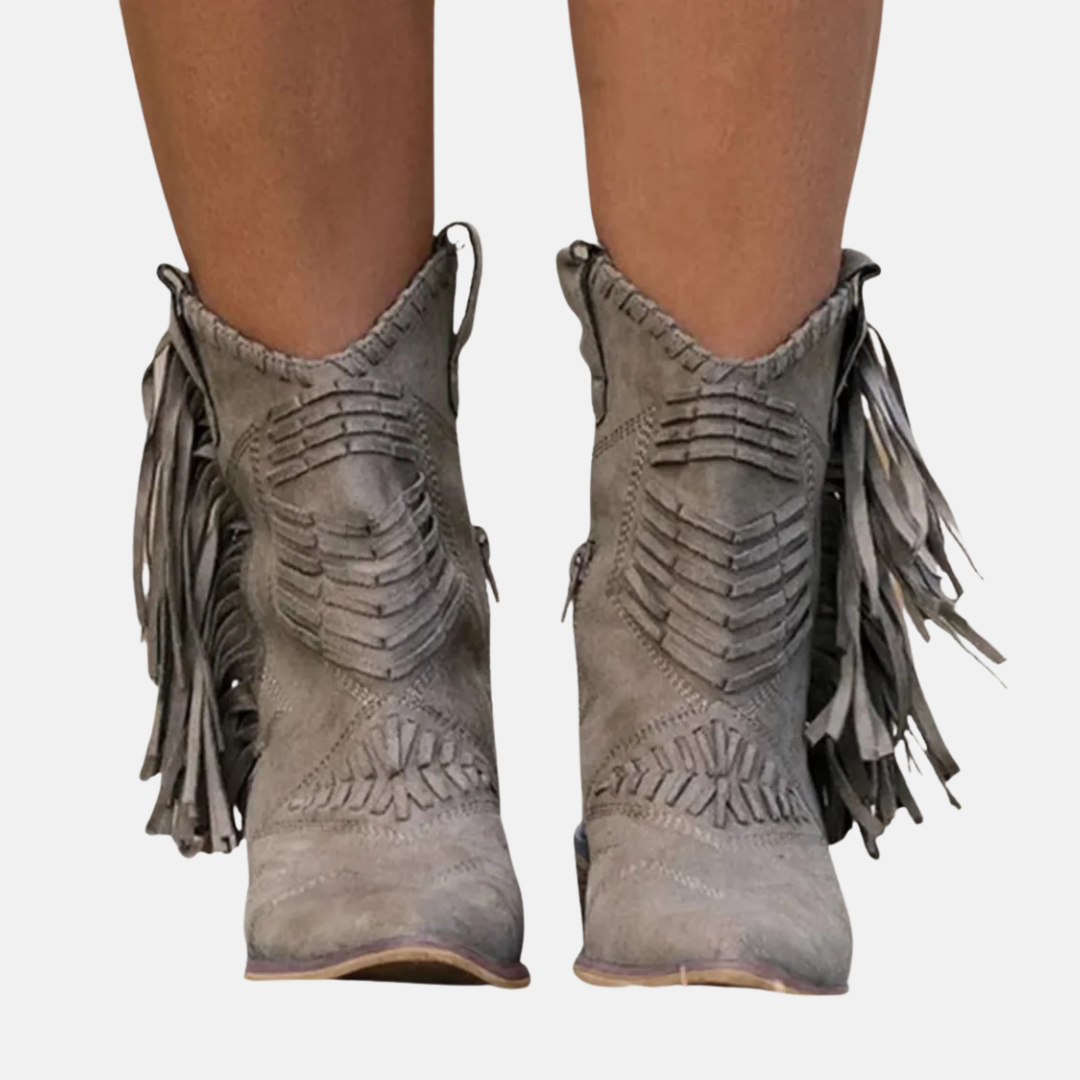 Stilvolle, schicke Quastenstiefel für Damen