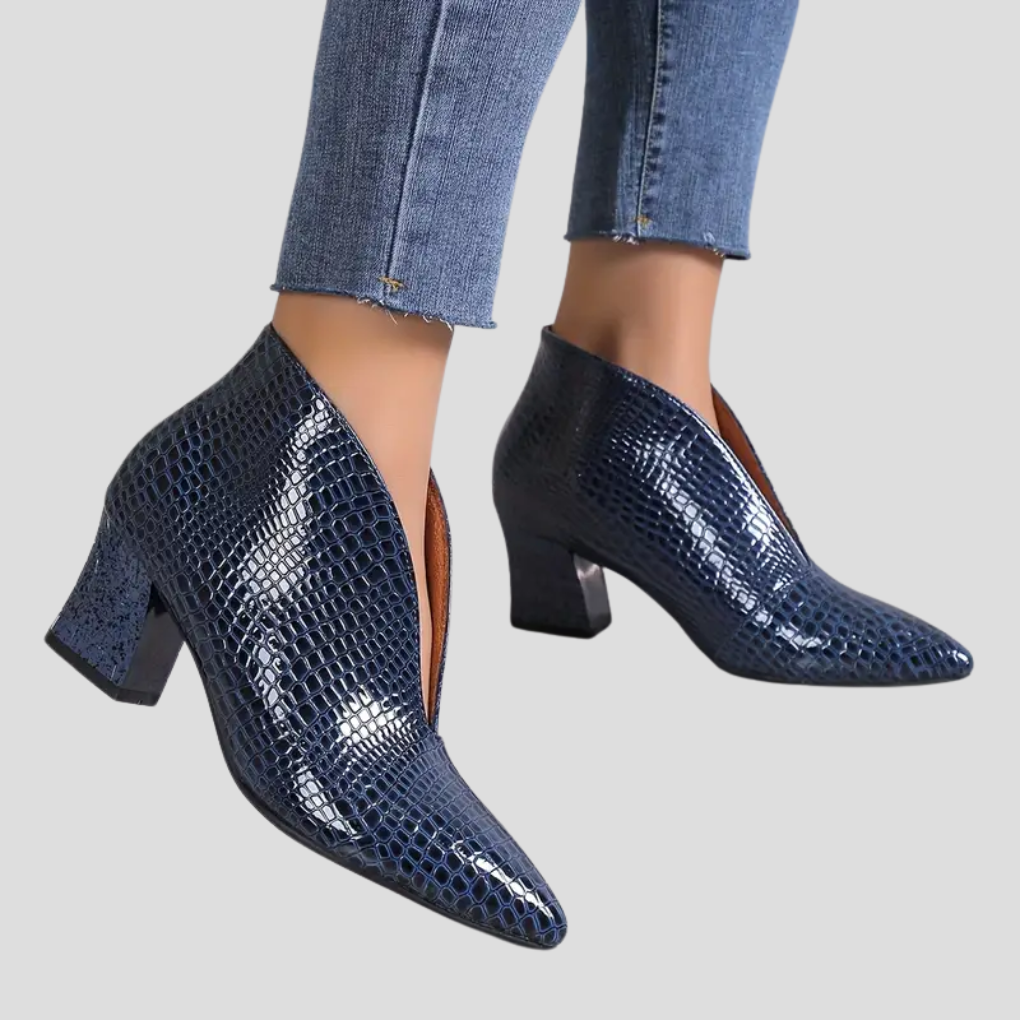 Damen-Stiletto-Ankle-Boots