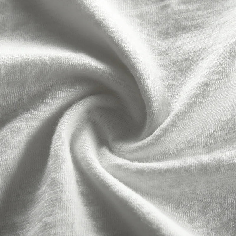 Langarmshirt aus Vintage-Baumwolle mit Rundhalsausschnitt