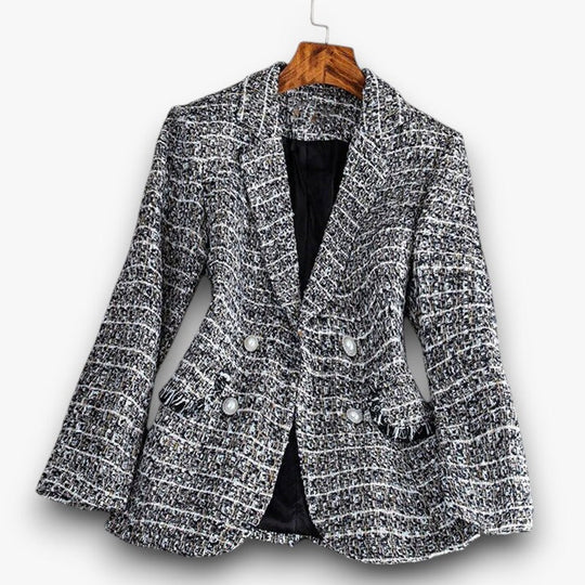 Eleganter Tweed-Blazer für Damen Zeitlose Eleganz für jeden Anlass