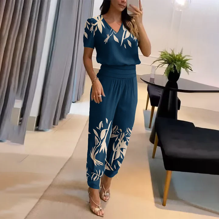 Stilvolle Bedruckte Chique Jumpsuit für Damen