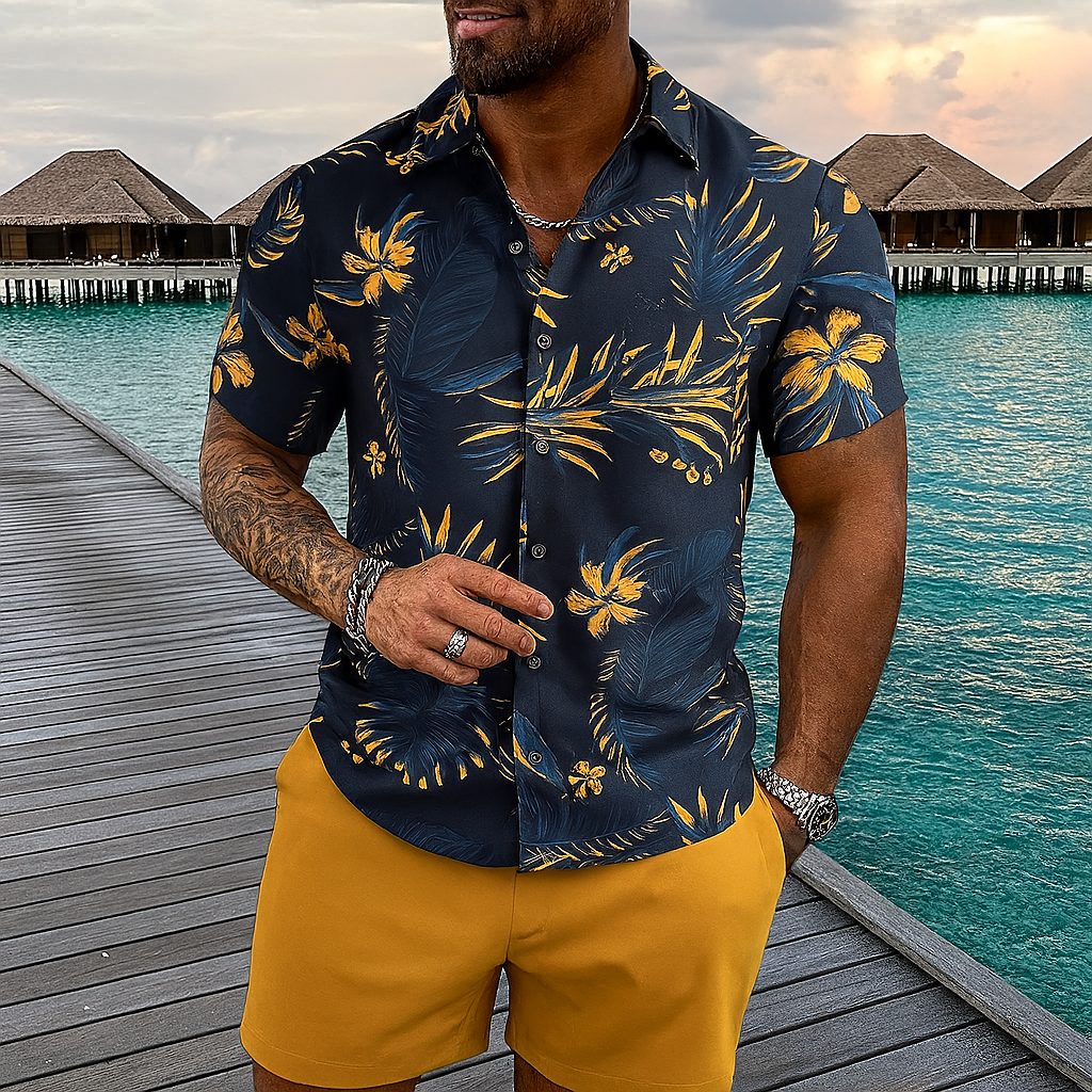 Hawaii-Outfit-Set im Retro-Strandstil
