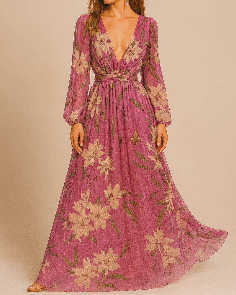 Elegantes Kleid mit fließender Silhouette