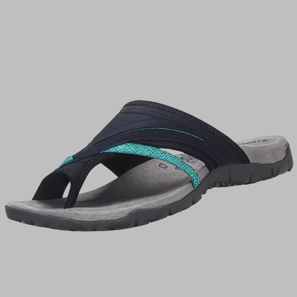 Bequeme Flip-Flops mit Kreuzriemen