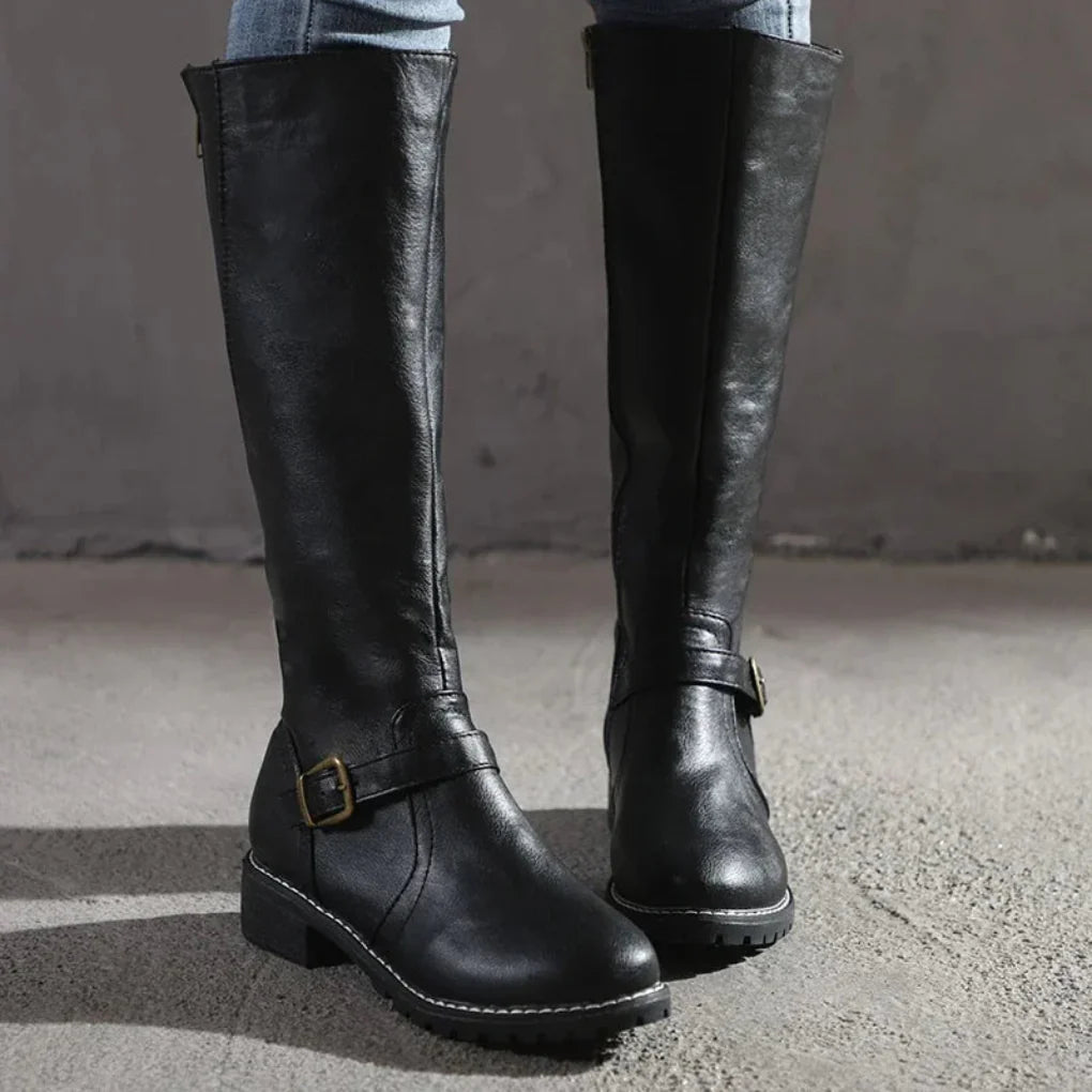 Elegante Damen Lederstiefel für jeden Anlass