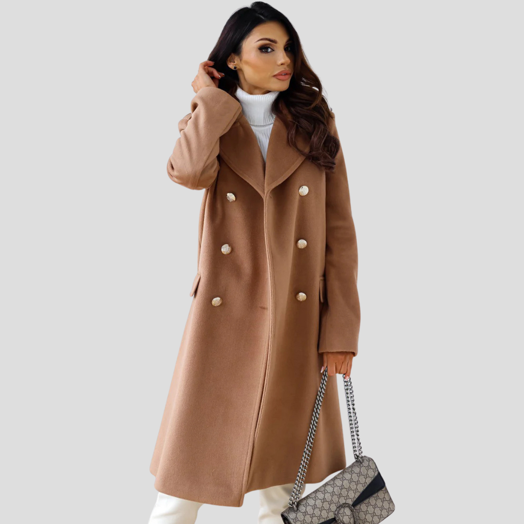 Zweireihiger Damenmantel