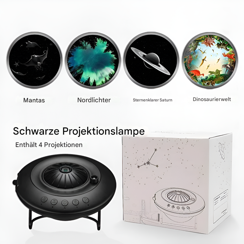 Galaxienprojektor mit Planetariumseffekten