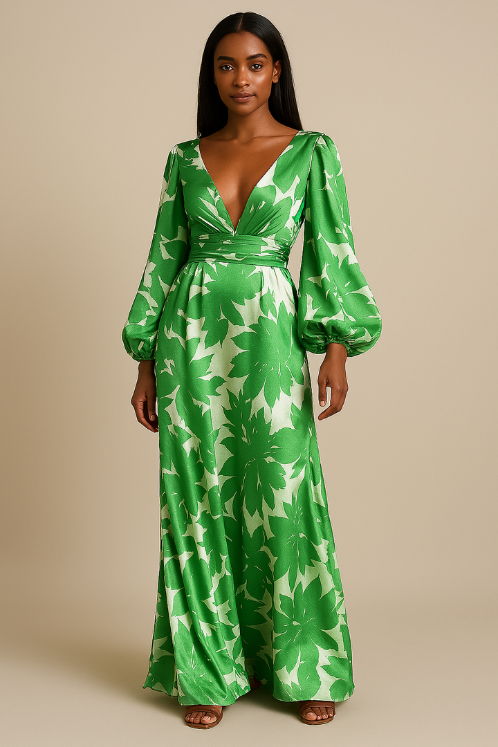 Modisches Kleid im europäischen Stil