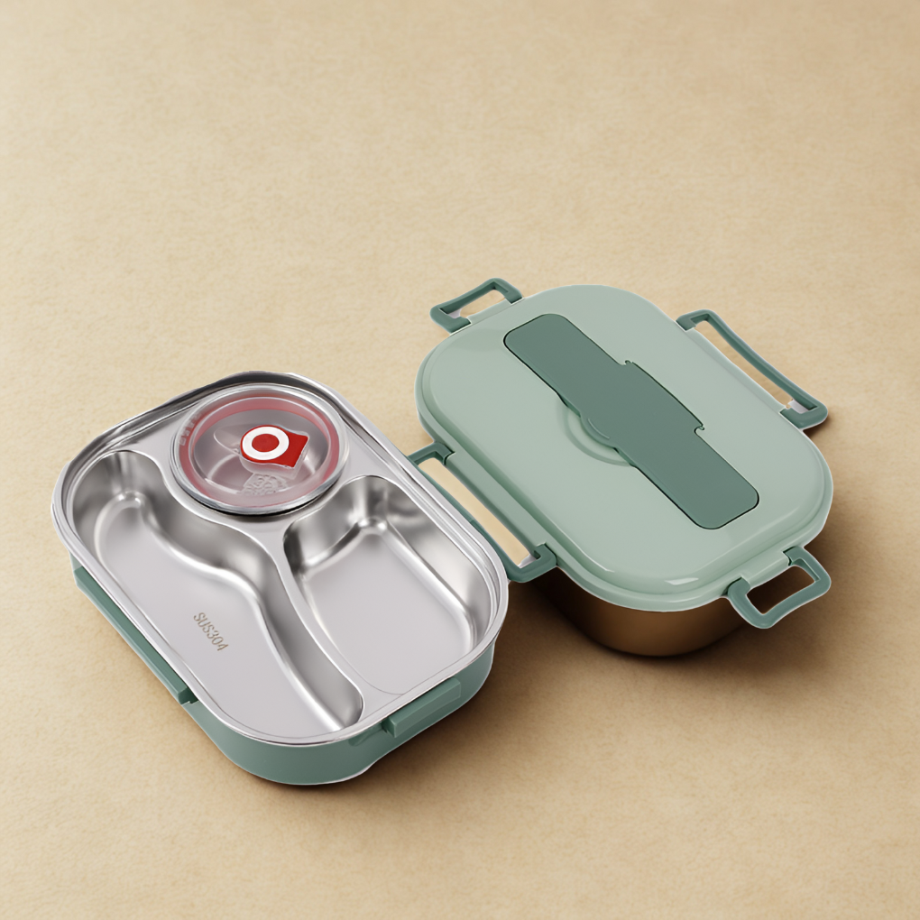 Thermo-Lunchbox aus Edelstahl