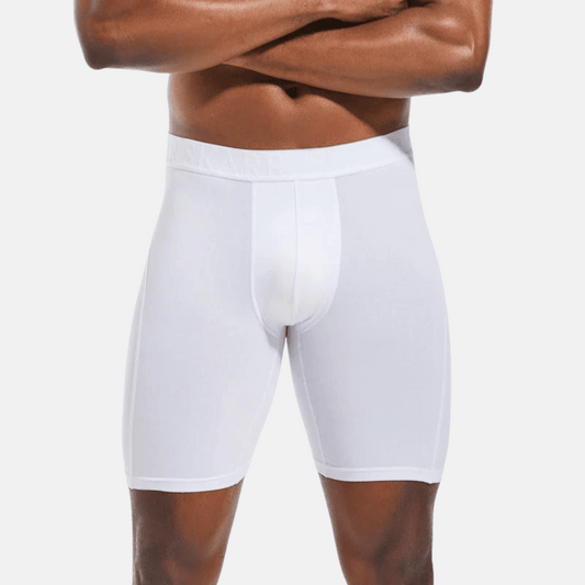 Lange Stretch-Boxershorts für Herren