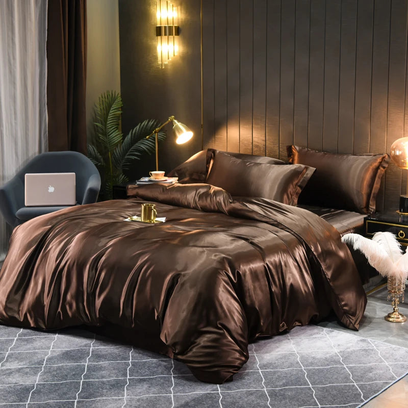 Seidiges Satin-Bettwäscheset: Verwöhnen Sie sich mit luxuriösem Komfort und elegantem Design
