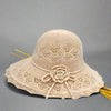 Eleganter Sonnenhut aus Spitze für Damen