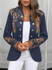 Klassischer Tweed-Cardigan mit Reverskragen und Doppelreiher