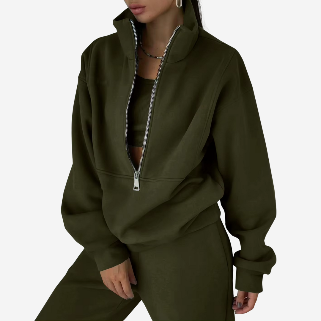 Zweiteiliges Damen-Trainingsset mit hohem Bund