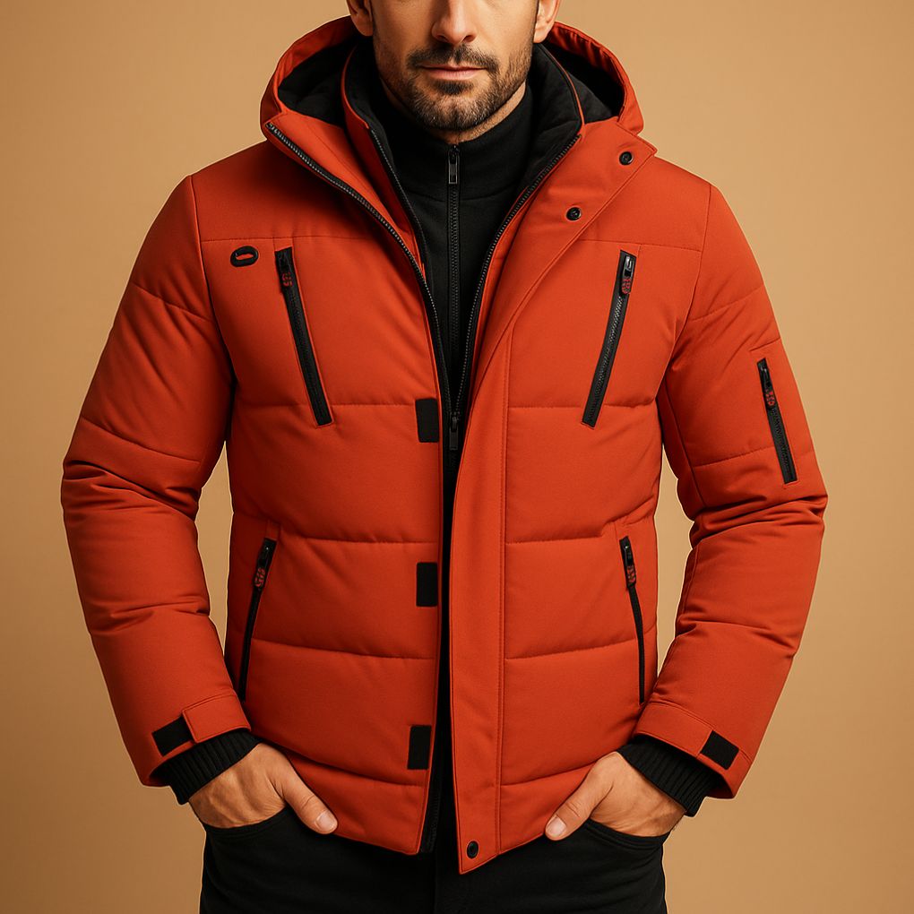Herren-Winterjacke wasserdicht