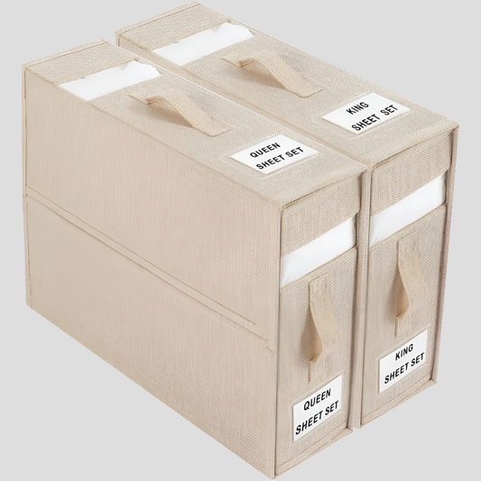 Faltbare Bettlaken-Organizerbox