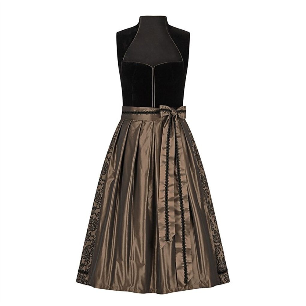 Bronze Elegantes Damen-Trachtenkleid