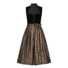 Bronze Elegantes Damen-Trachtenkleid