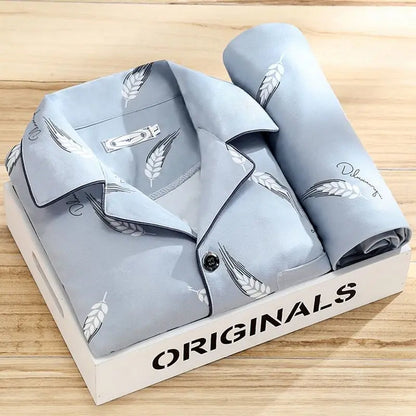 Rex – Pyjama-Set mit Hemd und Knopfleiste