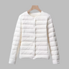 Kragenloser, tragbarer Puffer für Frühling und Winter