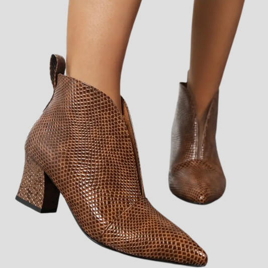 Damen-Stiletto-Ankle-Boots
