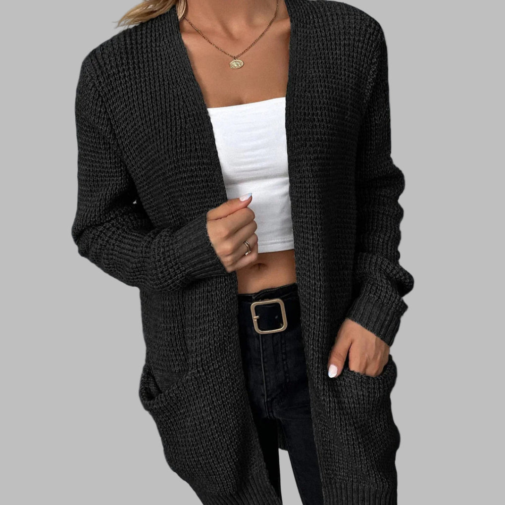 Langarm-Cardigan für Damen | Klassischer Stil