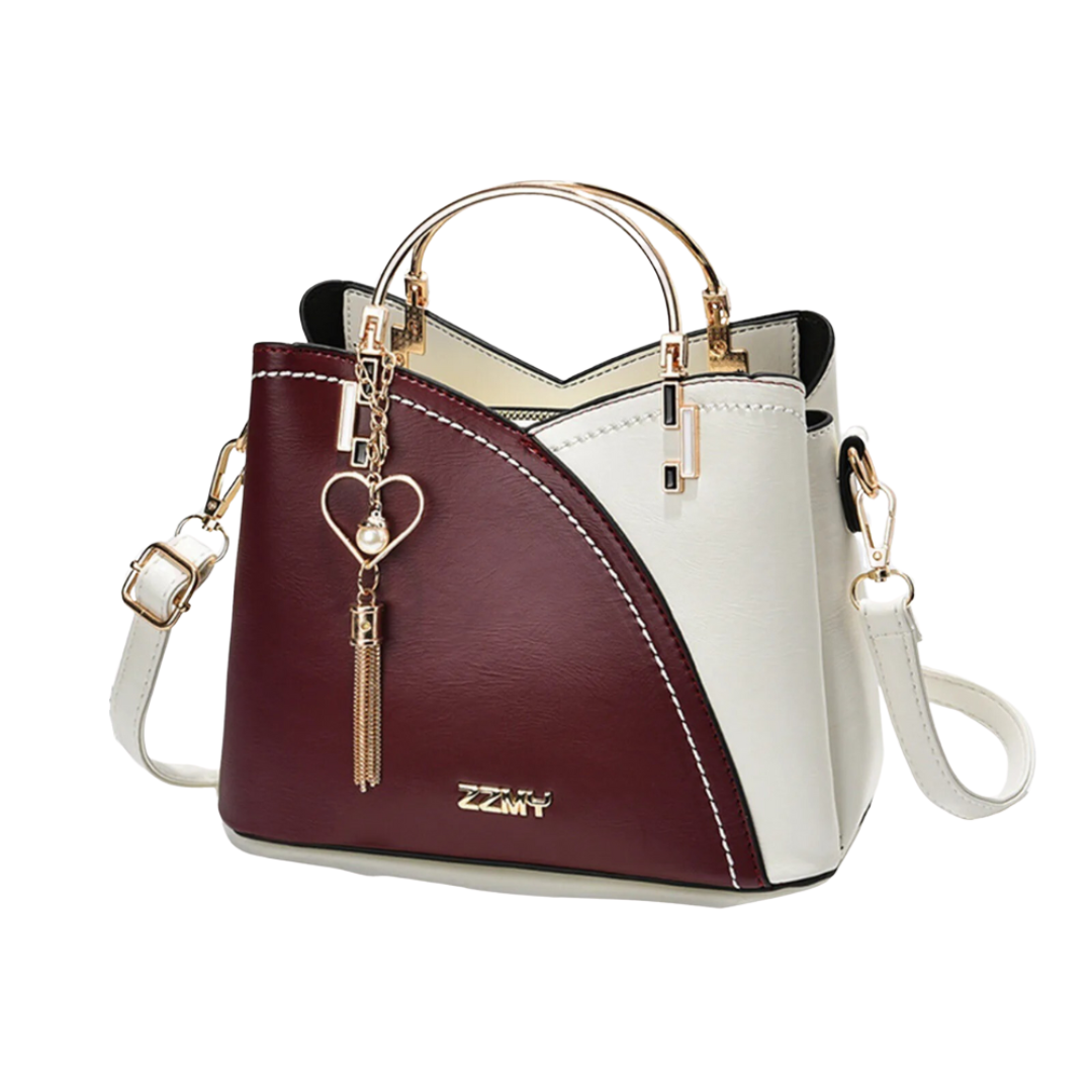 Luxetote – Vintage Patchwork PU-Lederhandtasche für Damen