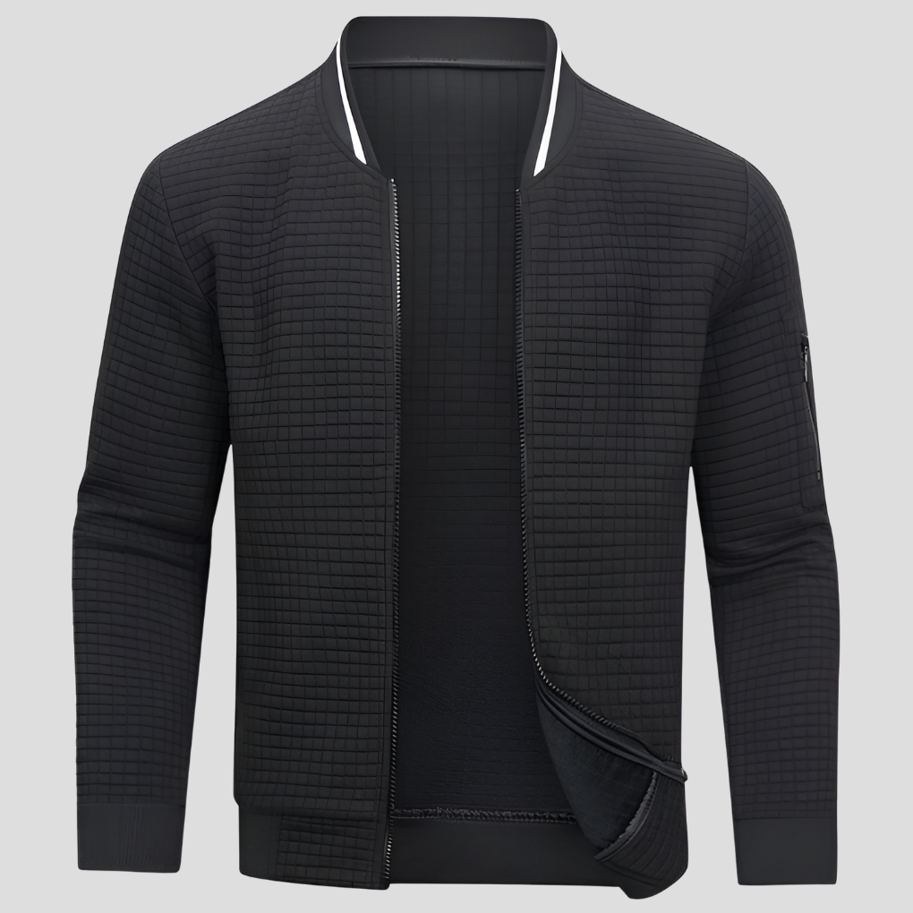Warme Herren-Strickjacke
