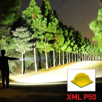 90000 Lumen XHP50.2 LETTSTIGSTE Taschenlampe