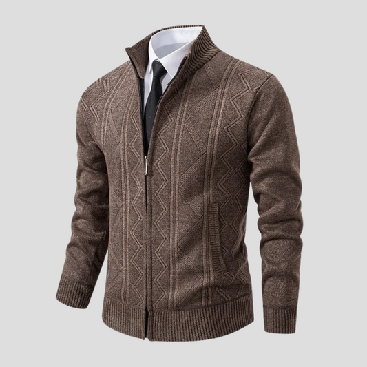 Herren-Cardigan – Strick-Layering-Teil