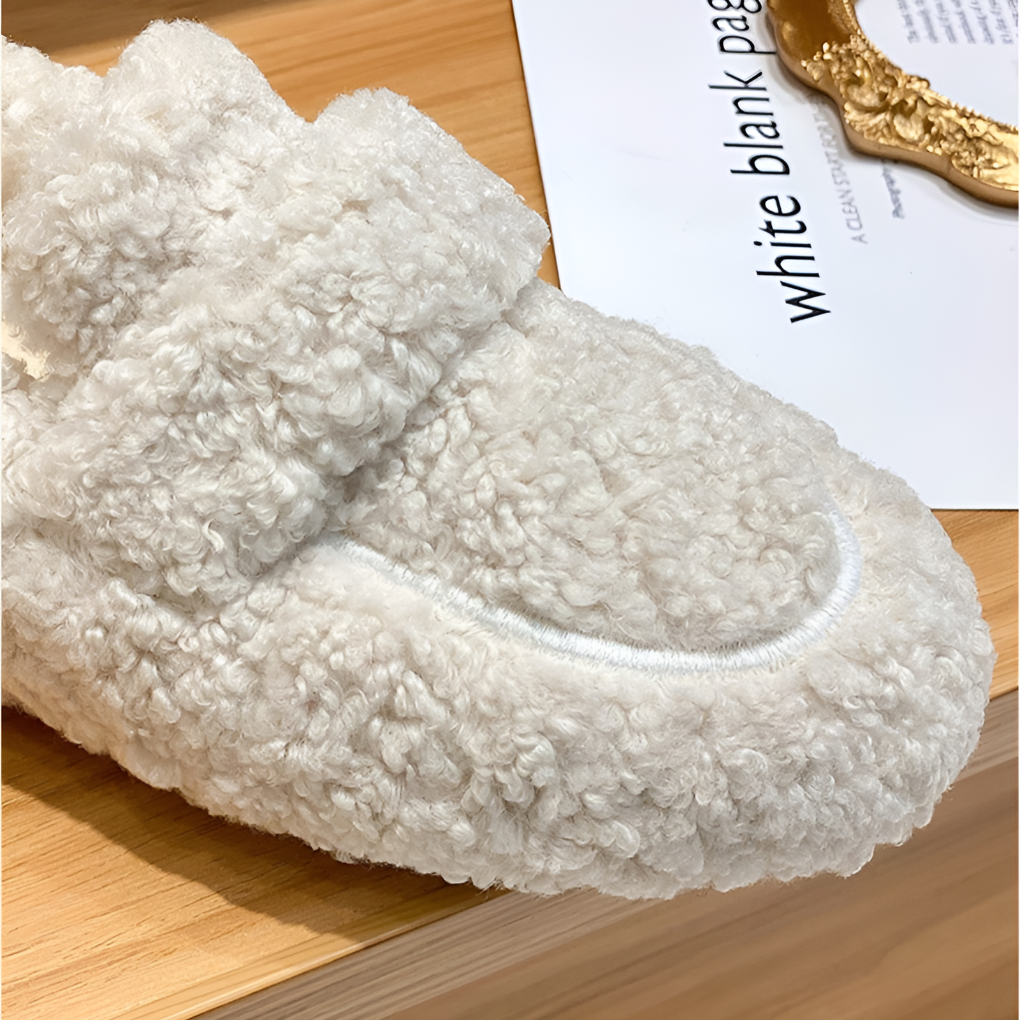 Plüsch-Slipper für Damen