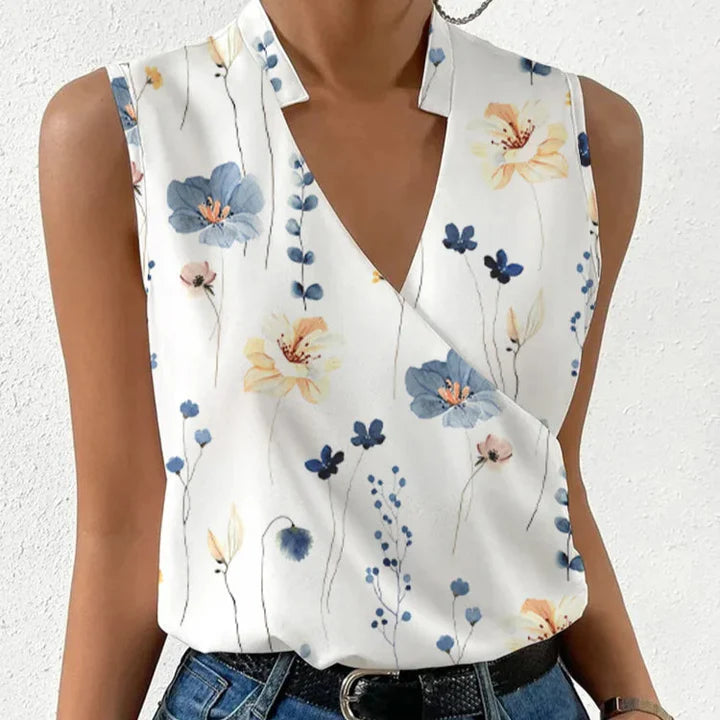 Chique ärmellose Damenbluse