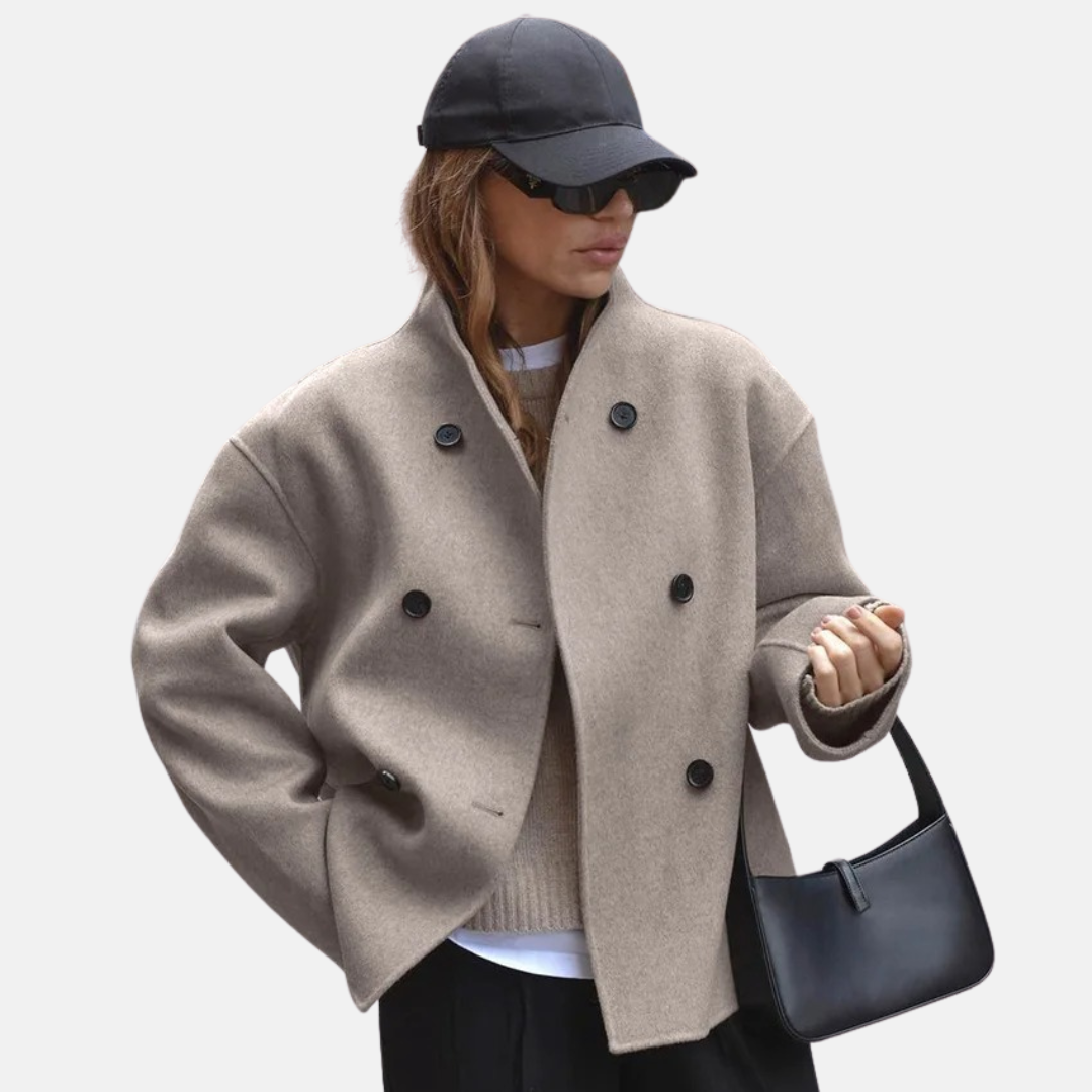 Vintage Wollmantel für Damen