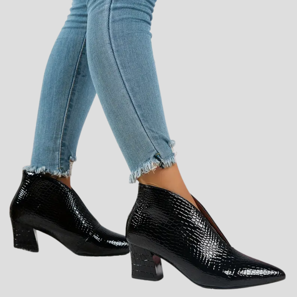 Damen-Stiletto-Ankle-Boots