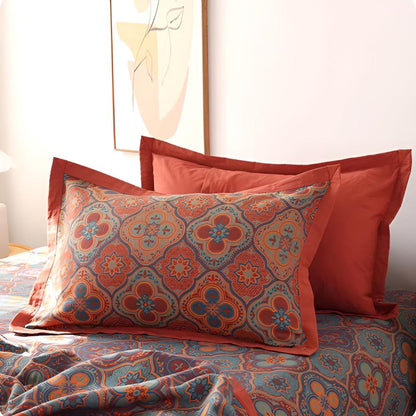 Wendebettdecke aus Baumwolle mit Blütenstickerei – Zeitlose Eleganz und Komfort