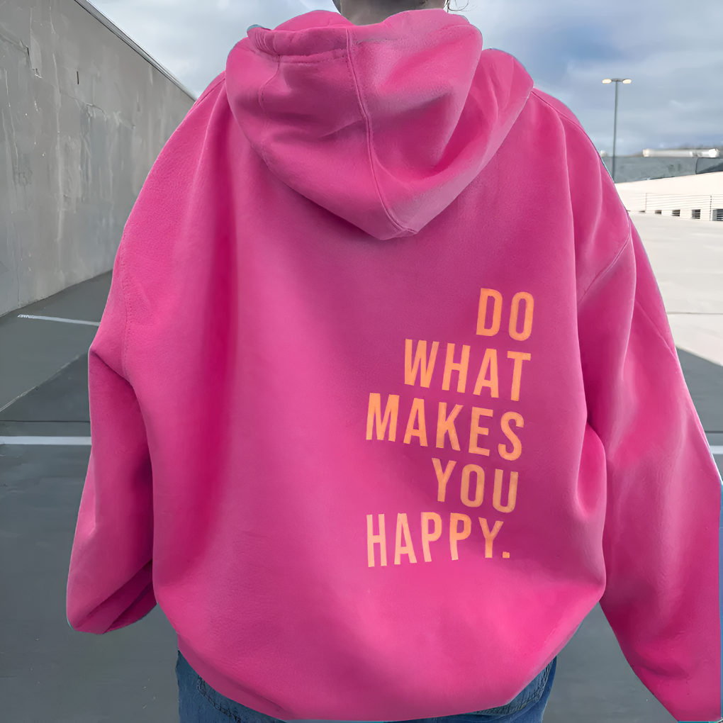 Unisex Happy Kapuzenpullover