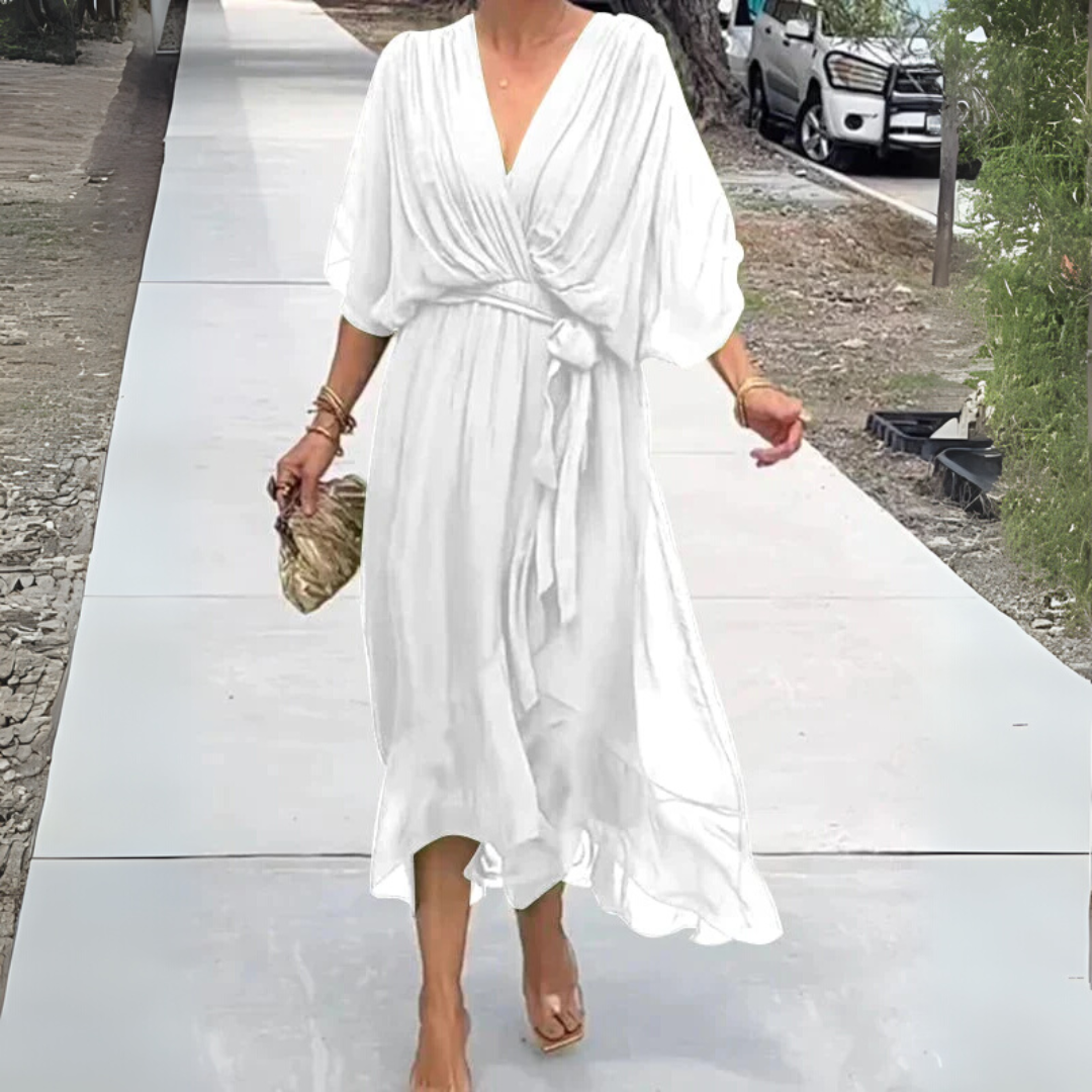 Elegantes, leichtes Wickelkleid für Damen