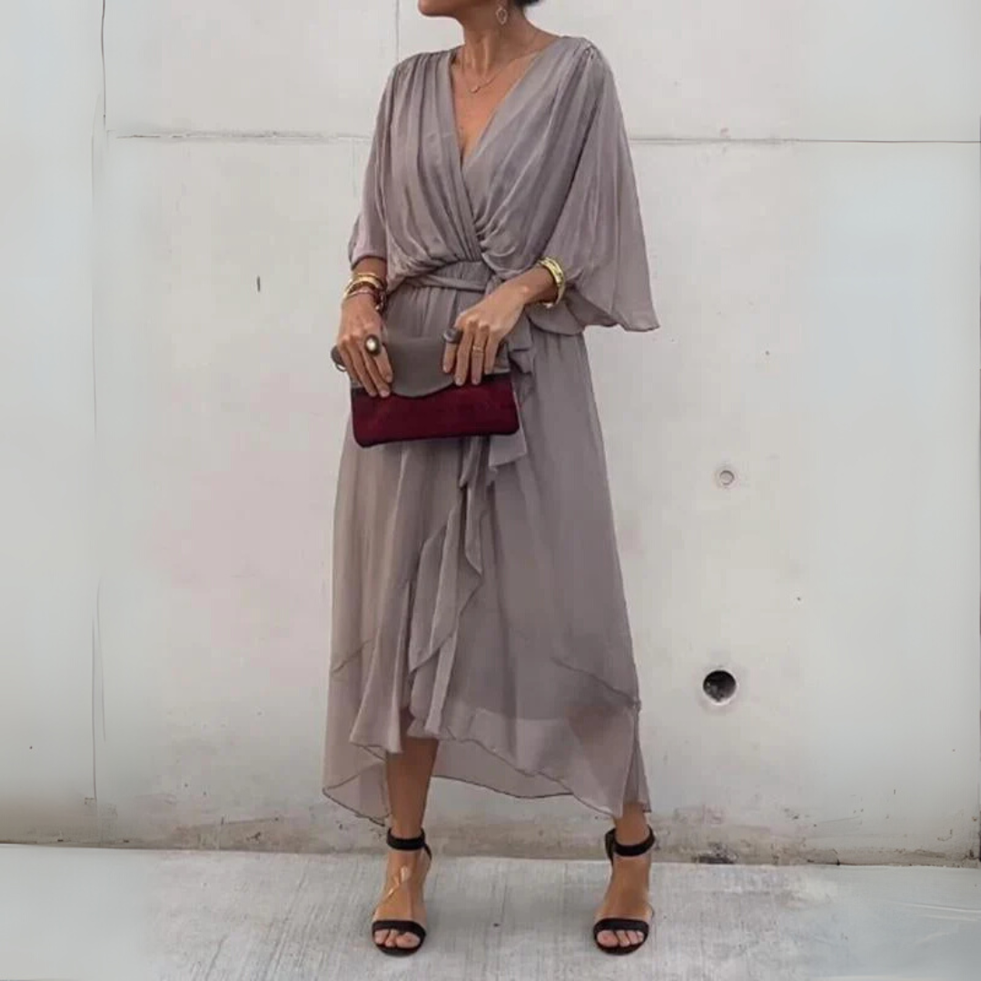 Elegantes, leichtes Wickelkleid für Damen