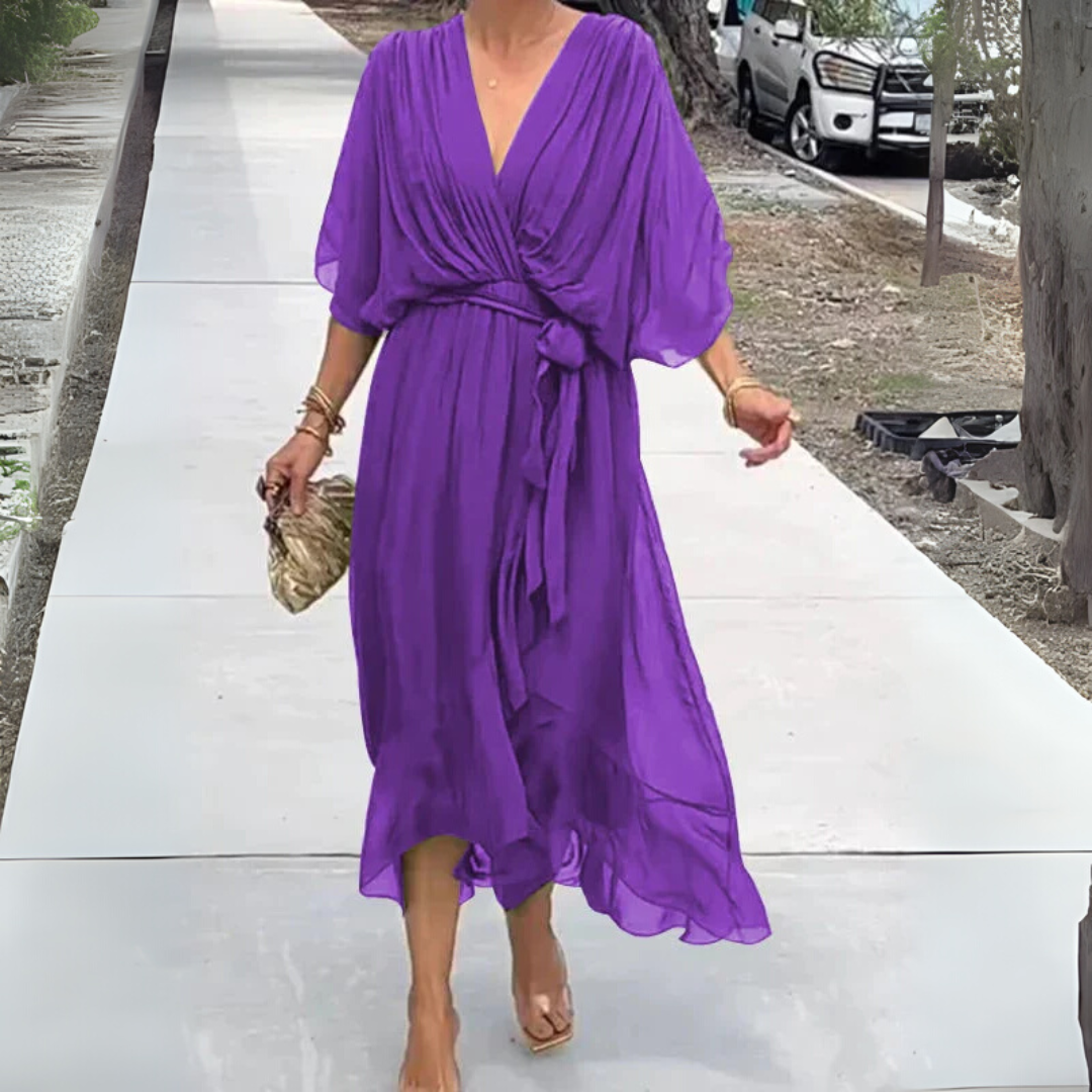 Elegantes, leichtes Wickelkleid für Damen