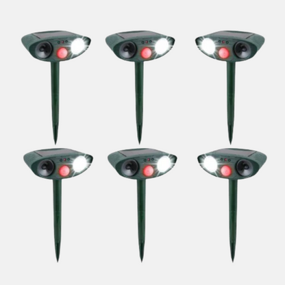 Ultraschall-Streifenhörnchen-Abwehrgerät und Solarbetrieben