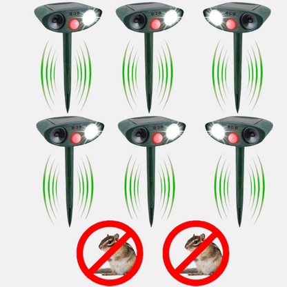 Ultraschall-Streifenhörnchen-Abwehrgerät und Solarbetrieben
