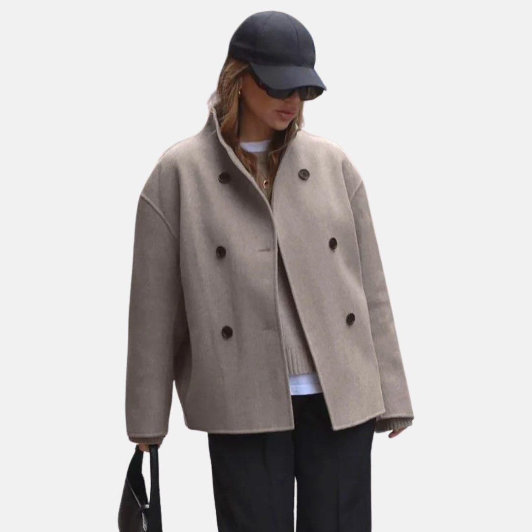 Vintage Wollmantel für Damen