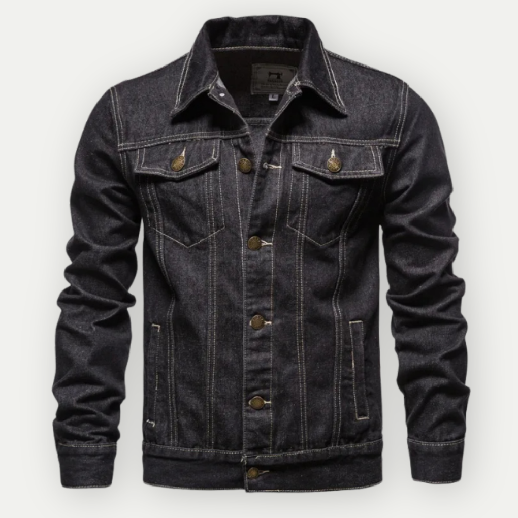 Herren-Truckerjacke aus Denim