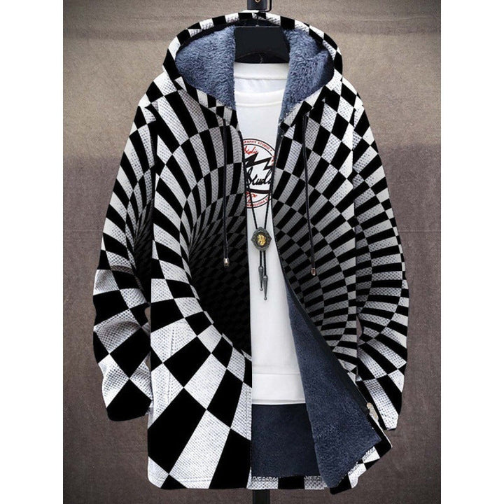 Retro-Farbblock-Weste für Herren