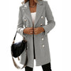 Lange Damen-Mantel Jacke
