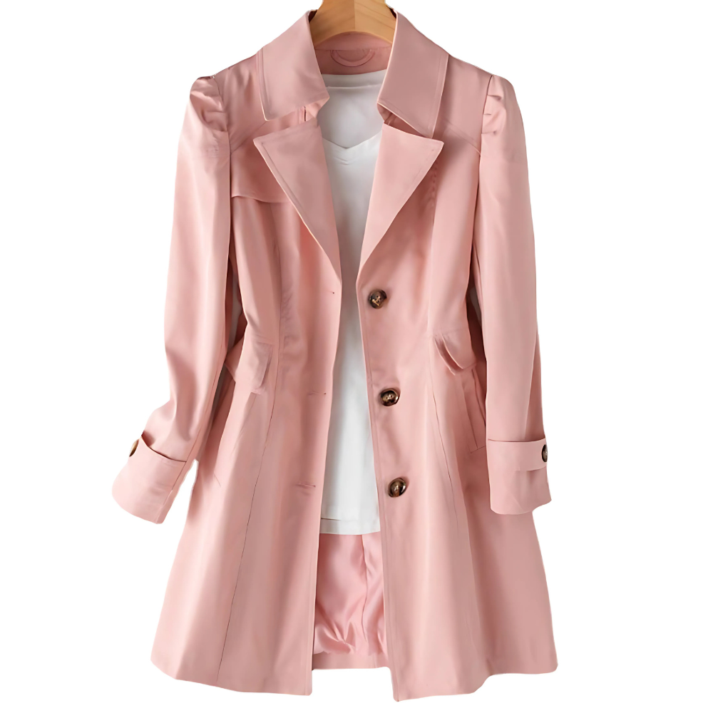 Luciba – Eleganter Damen-Trenchcoat für Frühling und Herbst